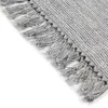 Fransenteppich, 100% Baumwolle, 180 x 120 cm Produktbild-Vorschau 2