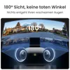 A fisheye view of a suburban street, as seen through a dual-lens camera. Produktbild-Vorschau