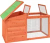 vidaXL Králíkárna hnědá 100,5x54x55 cm Borovicový masiv Náhled obrázku produktu 4