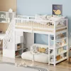 A child's bedroom with a loft bed, desk, and sofa. Produktbild-Vorschau