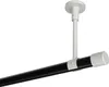 Interdeco Gardinenstange / Vorhangstange Schwarz / Weiß, Produktbild-Vorschau 1