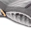 Handwärmer, Grau, Kinderwagen, Handmuff mit Fleece Produktbild-Vorschau 4