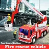 Feuerwehrauto, Reibungskraft Spielzeug Auto, Feuerwehr Produktbild-Vorschau 4