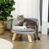PawHut Hundebett, Hundesofa mit Kissen, Erhöhtes Produktbild-Vorschau 2