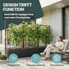 XL Gartenspalier 'Ethica' mit Pflanzkübel Breit 80x36x140 Produktbild-Vorschau 7