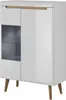 Furniture24 Vitrine NORDI Vitrinenschrank Standvitrine mit Produktbild-Vorschau 1