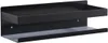 Boracay doucheplank, wandmontage, metaal, zwart, 28 cm Productafbeelding-voorbeeld 2