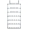 vidaXL Hängender Schuhe-Organizer Silbern 66x13x139 cm Produktbild-Vorschau 3