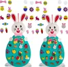 Ostern Bastelset für Kinder, Osterhase aus Filz mit Produktbild-Vorschau 1