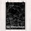 Mr. & Mrs. Panda Bild Oer-Erkenschwick DIN A3 - Geschenk, Produktbild-Vorschau 2