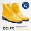 Ladeheid Damen Kurze Gummistiefel LA-930 (Gelb, 39) Produktbild-Vorschau 9