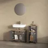 Meubles bain Livinity Amalfi Anthracite/Chêne doré 2 Voir les images du produit 5