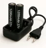 2 x 1200 mAh 18650 3,7 V Li-Ion - 18 x 65 mm zylindrisch - Produktbild-Vorschau 3