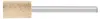 PFERD 41204240, Montierte Stelle, Aluminiumoxid, 71600 RPM, Produktbild-Vorschau 1