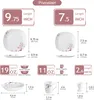 VEWEET porcelánová jídelní souprava "Annie" 20 kusů pro 4 Náhled obrázku produktu 2