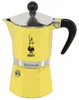 Bialetti Rainbow, Kawiarka moka, Czarny, Żółty, Aluminium, Podgląd zdjęcia produktu 1