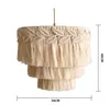 Ručně vyráběné nástěnné tapiserie stínidlo bohémské macramé Náhled obrázku produktu 2
