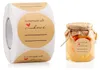 Zelfklevende etiketten rond - Kraftpapier - 3,8 cm - 500 Productafbeelding-voorbeeld 1