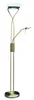 A floor lamp with two lights, one main light at the top and a smaller adjustable reading light. Produktbild-Vorschau