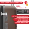 Close-up of a suitcase lock and features. Produktbild-Vorschau