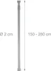Drążek teleskopowy Relaxdays, 150–280 cm, drążek zaciskowy Podgląd zdjęcia produktu 4