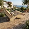 Holzliege Wellenliege Waldsofa Relaxliege Gartenliege Produktbild-Vorschau 1