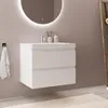 LOMAZOO Badezimmermöbel - Glänzend Weiß - Badmöbel - 60cm Produktbild-Vorschau 1