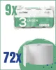 Toilettenpapier, 3-lagig, 72 Rollen x 250 Blatt, 100% Produktbild-Vorschau 9