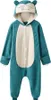 Onesie Kigurumi Pigiama Pokemon Snorlax Costume Anteprima dell’immagine prodotto 2