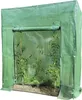 A green greenhouse with tomato plants inside. Náhled obrázku produktu