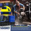 MASKO® Wandregal + Stapelboxen + Werkzeughalter | 45 tlg Produktbild-Vorschau 6