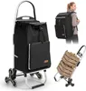 Sekey 3in1 Aluminium Trolley Faltbar Einkaufstrolley Produktbild-Vorschau 1