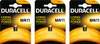 Three packages of Duracell MN11 batteries are displayed side-by-side. Produktbild-Vorschau