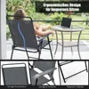 Set mit 4 klappbaren Terrassenstühlen mit Armlehnen, Produktbild-Vorschau 7