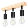 MasterLED Deckenstrahler - E27, 3-flammig, Schwarz, Holz, Produktbild-Vorschau 5