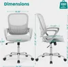 Chaise de bureau Sweiko avec repose-pieds réglable,Grand Voir les images du produit 4