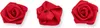 Satinrosen 3cm zum Basteln & Aufnähen 10 Stück Rot Produktbild-Vorschau 1