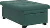 vidaXL Sofá cama, color verde oscuro, 194 x 67 x 82 cm, Vista previa de la imagen del producto 4