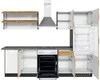Winkel Eck Küche Sorrento in Wotaneiche Nachbildung 270 x Produktbild-Vorschau 10