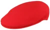 Kangol Flat Cap Schiebermütze 504 aus reiner Wolle in rot Produktbild-Vorschau