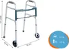 Déambulateur pliable en aluminium à 2 roues et 2 embouts Voir les images du produit 3