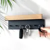 Schlüsselbrett mit Ablage, Schlüsselbrett Holz mit 6 Produktbild-Vorschau 5