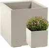 Doniczka Lamela | Karo | 40cm | beżowy beton Podgląd zdjęcia produktu 1