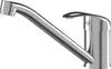 A close-up studio shot of a chrome faucet against a white background. Produktbild-Vorschau