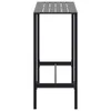 A black bar table is shown from the front against a white background. Produktbild-Vorschau
