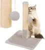 Domarex Kratzbaum für Katzen Grau 30x30x42 cm – Stabil, mit Produktbild-Vorschau 4