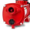 A close-up, front-facing view of a red centrifugal pump. Anteprima dell’immagine prodotto