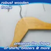 Harbour Housewares Kleiderbügel aus Holz, Grau, 30 Stück Produktbild-Vorschau 2