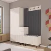 Garderoben-Set Ritmo version 7 – gefräste Kleiderschrank Produktbild-Vorschau 3