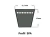 Bando Schmalkeilriemen SPA 932 Lw Produktbild-Vorschau 2